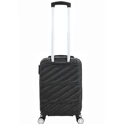 TUCCI Hardside Spinner Carry-On Luggage Set, TSA Checkpoint Friendly (T0533-04PC-BLK)