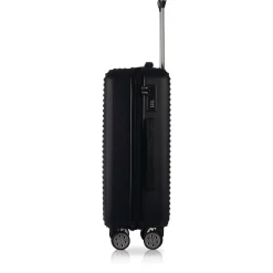 TUCCI Hardside Spinner Carry-On Luggage Set, TSA Checkpoint Friendly (T0280-03PC-BLK)