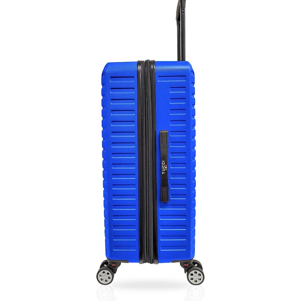 TUCCI Hardside Spinner Carry-On Luggage Set, TSA Checkpoint Friendly (T0129-03PC-BLU)