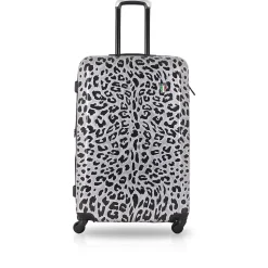TUCCI Hardside Spinner Carry-On Luggage Set, TSA Checkpoint Friendly Animal Print (T0158-03PC-WNTR)