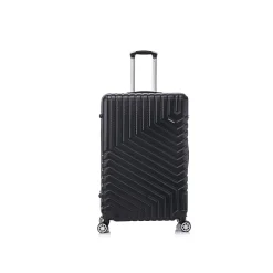 TUCCI Hardside Spinner Carry-On Luggage Set, TSA Checkpoint Friendly (S0567-03PC-BLK)