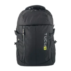 Tucci HITCHHIKER Laptop Backpack, Medium, Black (T0569)