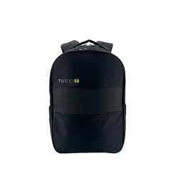 Tucci Laptop Backpack, Medium, Black (T0563)
