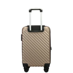 TUCCI 2-Piece Hardside Spinner Carry-On Luggage Set, TSA Checkpoint Friendly, Champagne (T0293-02PC-CHAM)