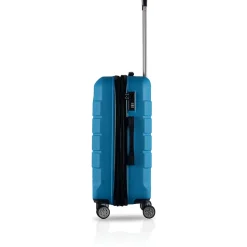 TUCCI 3-Piece Hardside Spinner Carry-On Luggage Set, TSA Checkpoint Friendly, Blue (T0273-03PC-BLU)