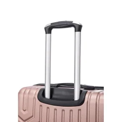 TUCCI 3-Piece Hardside Spinner Carry-On Luggage Set, TSA Checkpoint Friendly, Rose Gold (S0567-03PC-RGD)