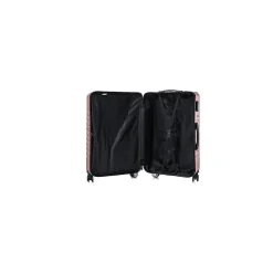 TUCCI 3-Piece Hardside Spinner Carry-On Luggage Set, TSA Checkpoint Friendly, Rose Gold (S0567-03PC-RGD)