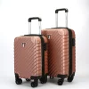 TUCCI 2-Piece Hardside Spinner Carry-On Luggage Set, TSA Checkpoint Friendly, Rose Gold (T0293-02PC-RGD)