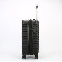 TUCCI 2-Piece Hardside Spinner Carry-On Luggage Set, TSA Checkpoint Friendly (T0293-02PC-BLK)