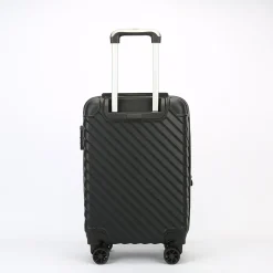 TUCCI 2-Piece Hardside Spinner Carry-On Luggage Set, TSA Checkpoint Friendly (T0293-02PC-BLK)