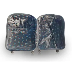 TUCCI RexDino Hardside Carry-On Suitcase, 4-Wheeled Spinner, TSA Checkpoint Friendly, Blue (T0496-RexDino)