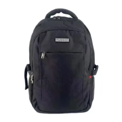 Tucci SCOUT Laptop Backpack, Medium, Black (T0564)
