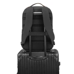 Tucci SwiftPack Laptop Backpack, Medium, Black (T0634)