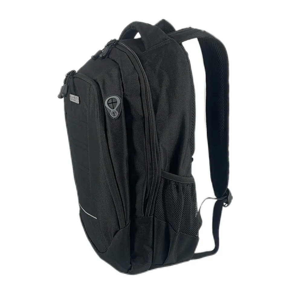 Tucci TrailBlazer Laptop Backpack, Medium, Black (T0567)