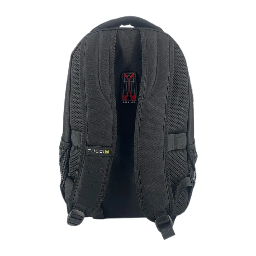 Tucci TrailBlazer Laptop Backpack, Medium, Black (T0567)