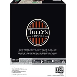Tully's Italian Roast Coffee, Dark Roast, Keurig® K-Cup® Pods, 24/Box (193019)