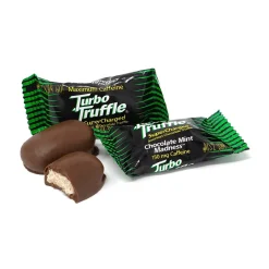 Turbo Truffles Energy Chocolate Truffles Mint Madness, 50/Pack (220-00987)
