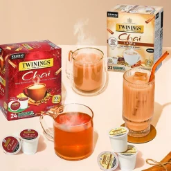 Twinings Chai Latte Black Tea, Keurig® K-Cup® Pods, 22/Box (TNA78919)