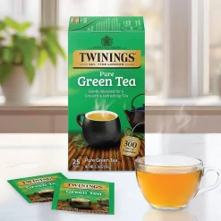 Twinings Green Tea Bags, 25/Box (TNA51732)