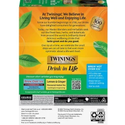 Twinings Green Tea, Keurig® K-Cup® Pods, 24/Box (TNA85788)