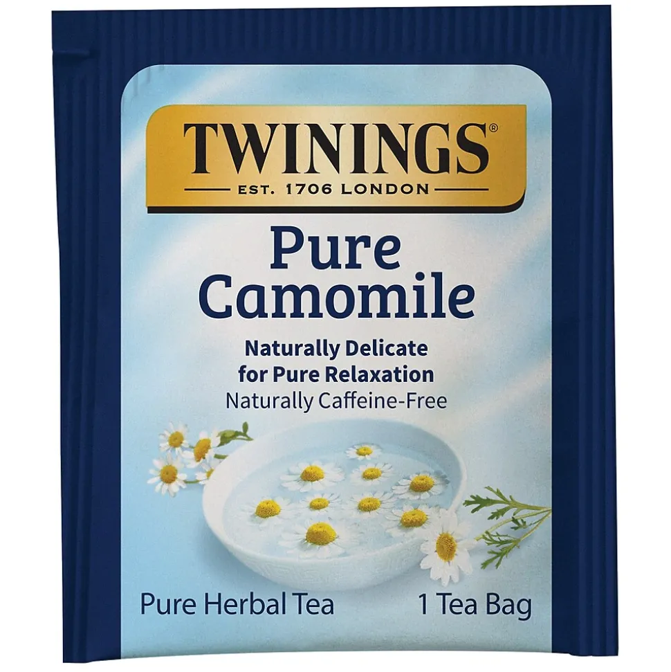 Twinings Pure Camomile Herbal Tea Bags, 25/Box (TNA85142)
