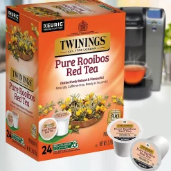 Twinings Pure Rooibos Red Herbal Tea, Keurig® K-Cup® Pods, 24/Box (TNA85791)