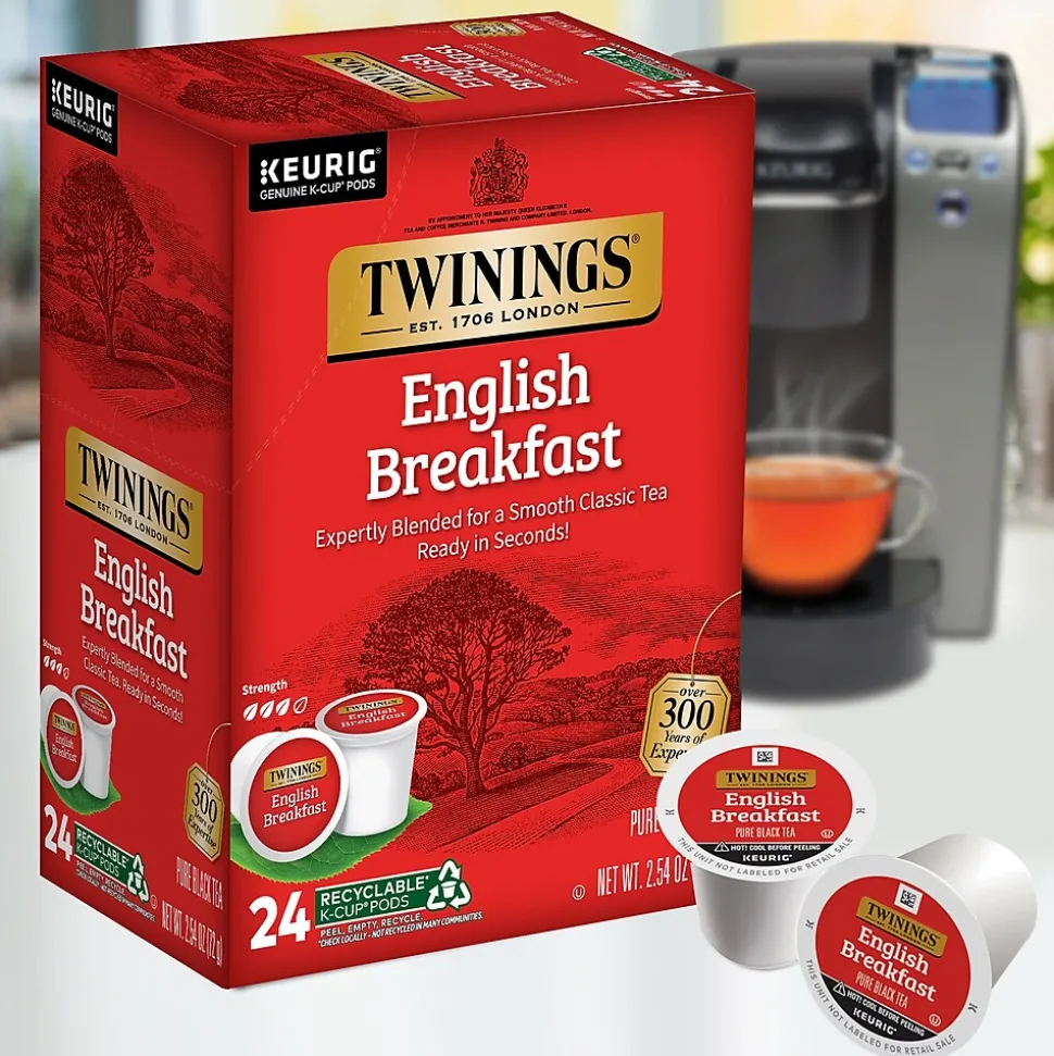 Twinings Variety Pack Assorted Teas, Keurig® K-Cup® Pods, 96/Carton (TNA54192)