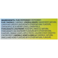 Twinings Variety Pack Herbal Tea Bags, 20/Box (F08666)