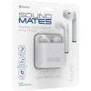 Tzumi SoundMates Wireless Bluetooth Earbuds with Protective Charging Case, White (5761)