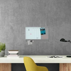 U Brands Combination Dry-Erase Whiteboard, Aluminum Frame, 2' x 1.5' (3196U00-01)