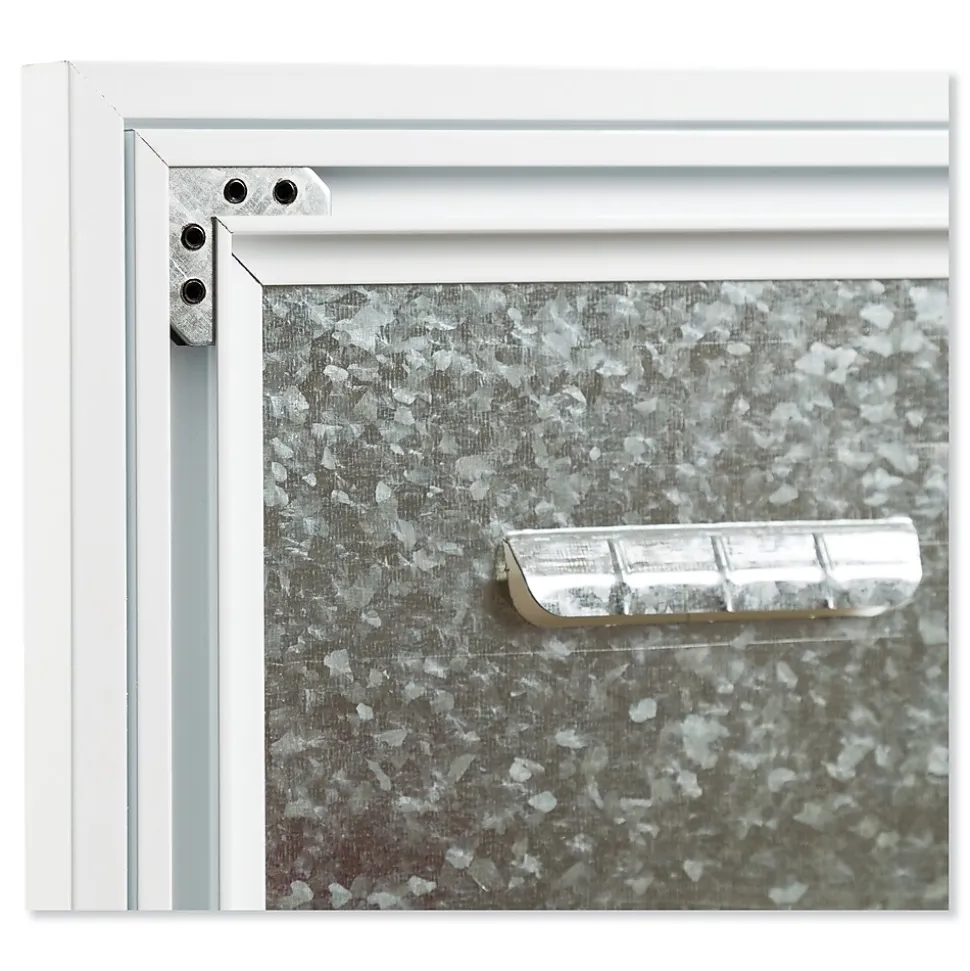 U Brands Combination Dry-Erase Whiteboard, Aluminum Frame, 3' x 2' (3197U00-01)