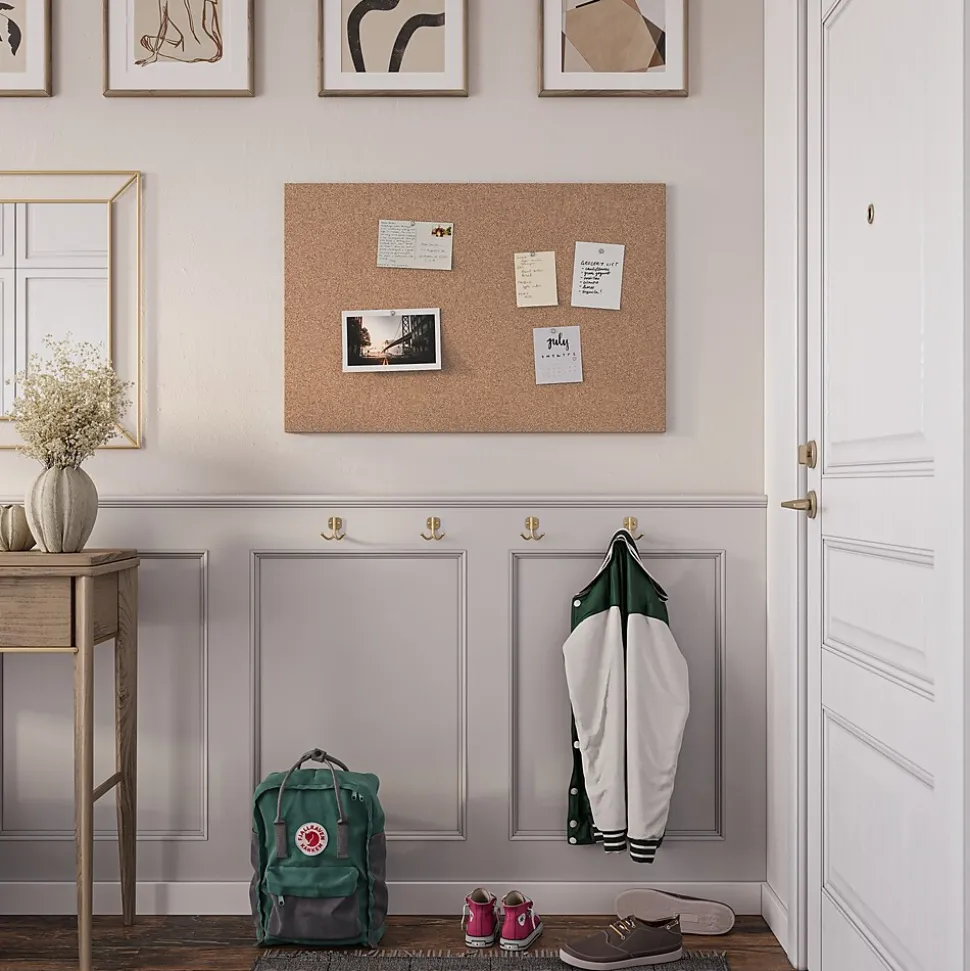 U Brands Cork Bulletin Board, Frameless, 3' x 2' (2875U00-01)