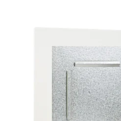 U Brands Floating Glass Ghost Grid Dry Erase Board, Frameless, 3' x 2' (2798U00-01)