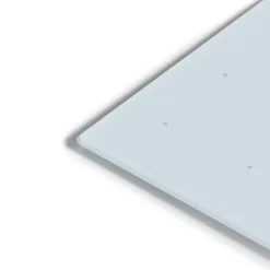 U Brands Floating Glass Ghost Grid Dry Erase Board, Frameless, 4' x 3' (2799U00-01)