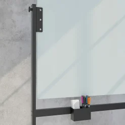 U Brands Glass Mobile Dry-Erase Whiteboard, 4' x 3' (2914U00-01)