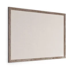 U Brands Linen Bulletin Board, Wood Frame, 4' x 3' (4894U00-01)