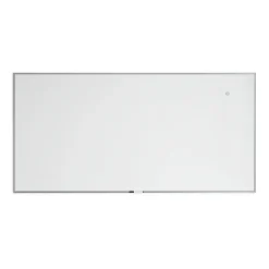 U Brands Magnetic Porcelain Dry-Erase Whiteboard, Aluminum Frame, 8' x 4' (4902U00-01)
