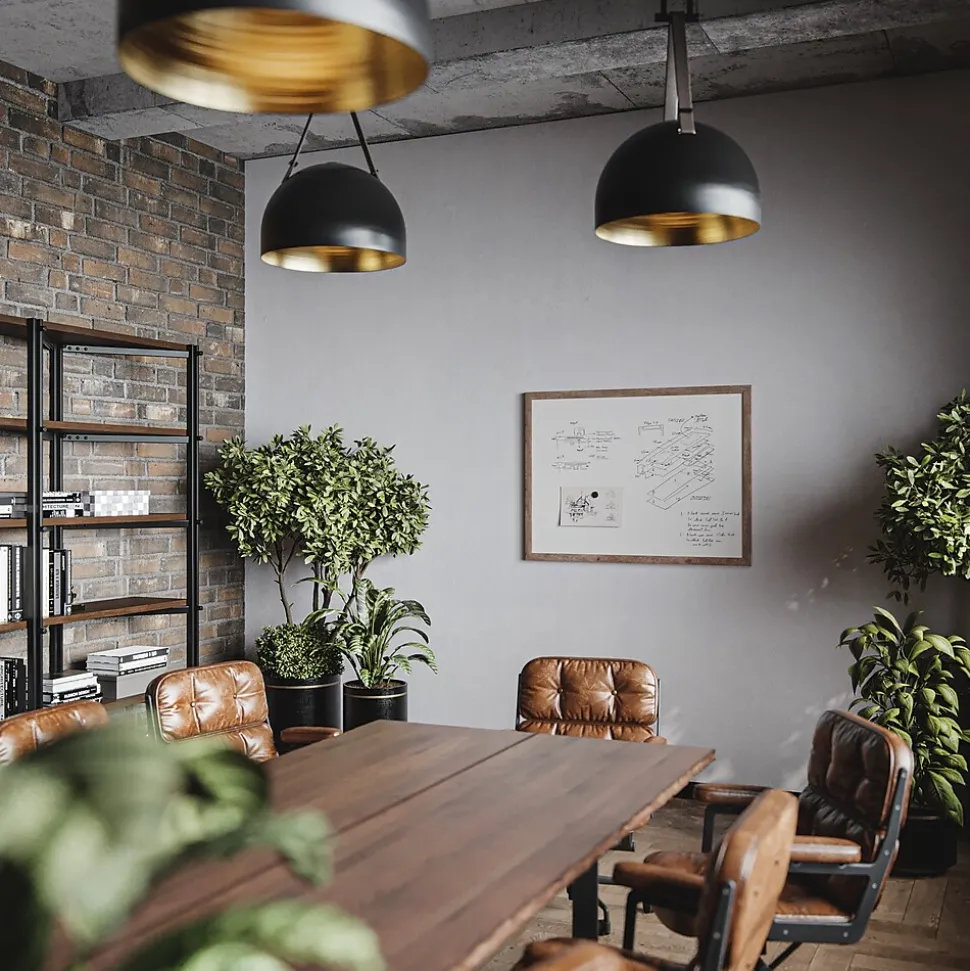 U Brands Steel Dry-Erase Whiteboard, MDF Frame, 3' x 4' (4893U00-01)