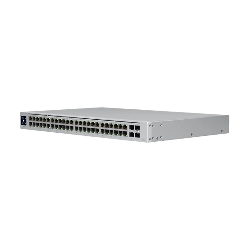 Ubiquiti UniFi 48-Port Gigabit Ethernet Managed Switch, 52 Gbps, Silver (USW-48)