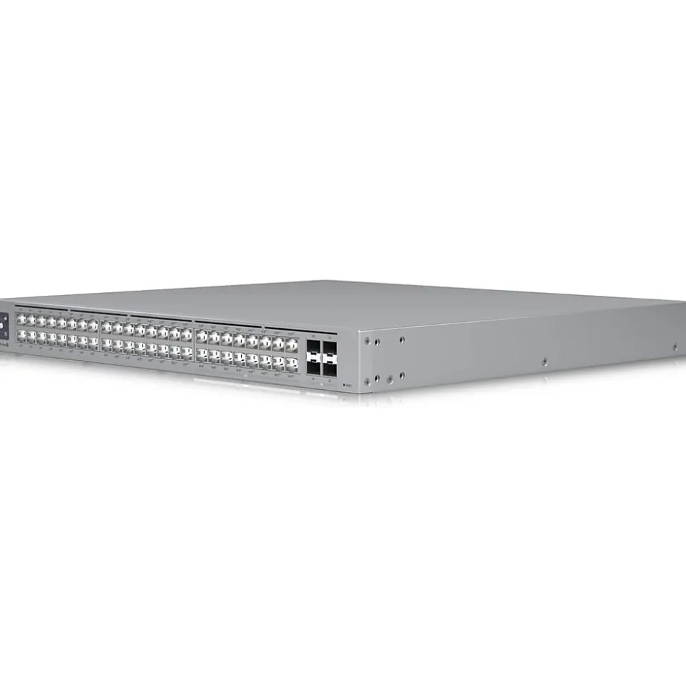 Ubiquiti UniFi Pro Max 48-Port Gigabit Ethernet PoE Managed Switch, Silver (USW-PRO-MAX-48-POE)