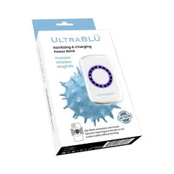 UltraBlu MagSafe Wireless USB Type-C Power Bank, 5000mAh, Matte White (UBW020923)