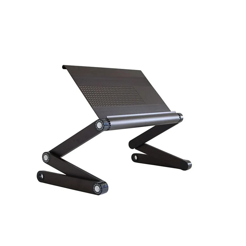 Uncaged Ergonomics WorkEZ Cooling Laptop Lap Desk, Executive Black (WEEB)
