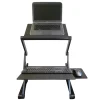 Uncaged Ergonomics WorkEZ Standing Desk, Black (WESDB)