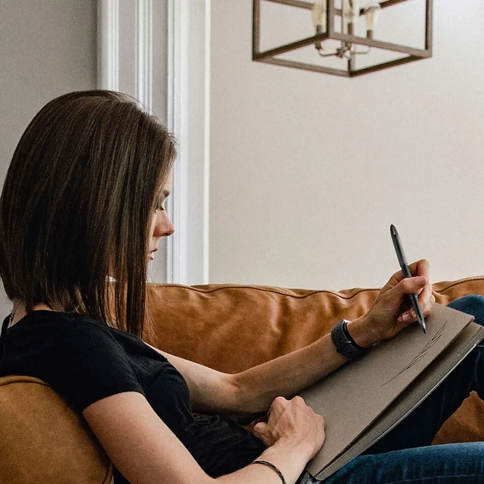 uni AIR Porous Point Pens, Medium Point, 0.7mm, Blue Ink, 3/Pack (1926810)