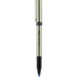 Uni Deluxe Rollerball Pen,Fine Point, Blue Ink, Dozen (60053)