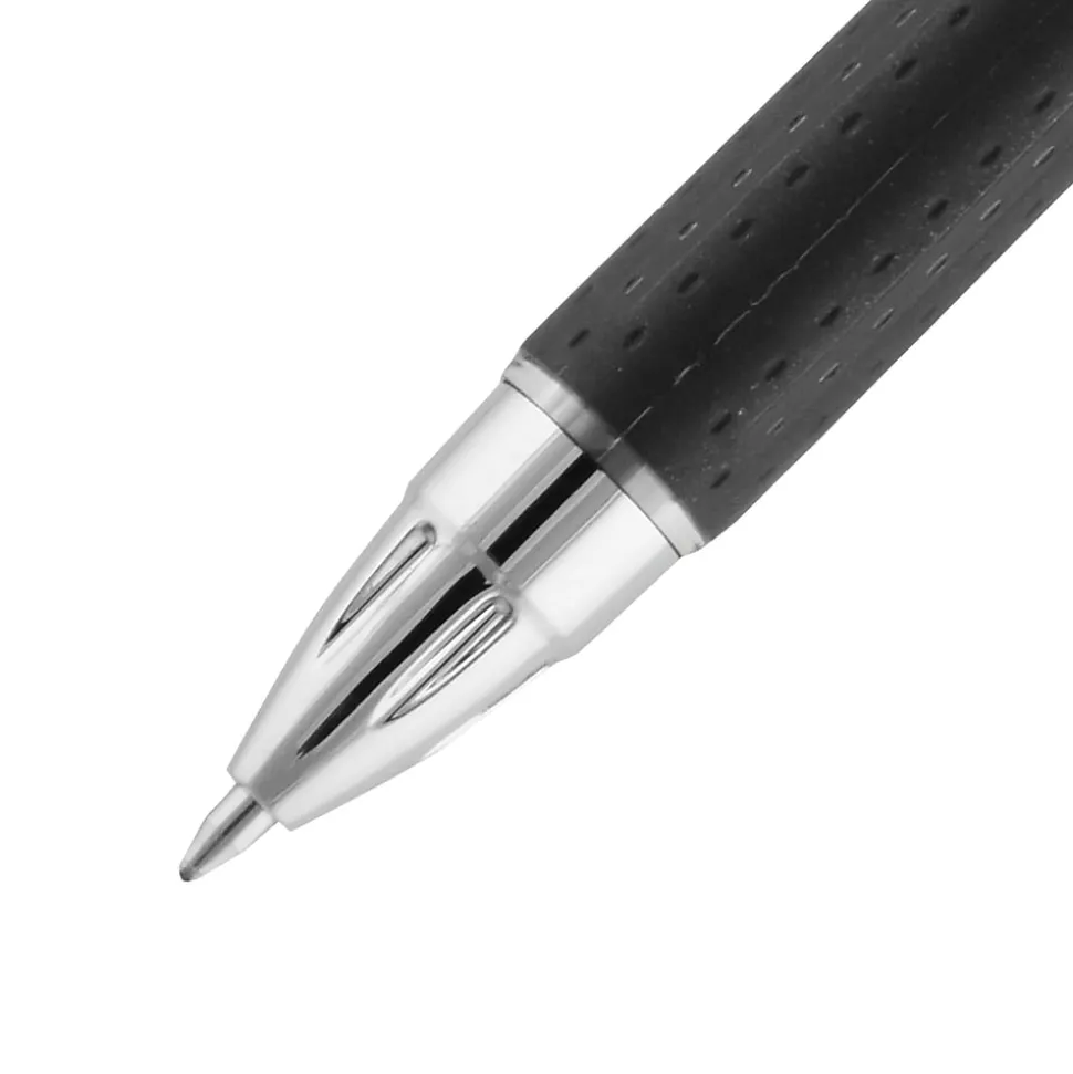 uni Jetstream RT Retractable Ballpoint Pen, Medium Point, 1.0mm, Red Ink, Dozen (73834)