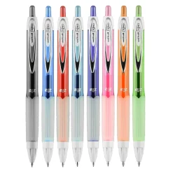 uniball 207 Fashion Retractable Gel Pens, Medium Point, 0.7mm, Assorted Ink, 8/Pack (1739929)