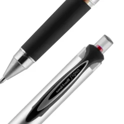 uni-ball 207 Impact RT Retractable Gel Pens, Bold Point, Red Ink, Dozen (65872)