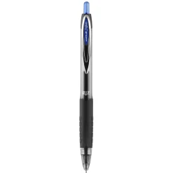 uniball 207 Needle Retractable Gel Pens, Medium Point, 0.7mm, Blue Ink, Dozen (1736098)