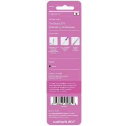 uniball 207 Pink Ribbon Retractable Gel Pens, Medium Point, 0.7mm, Black, 2/Pack (1745148)